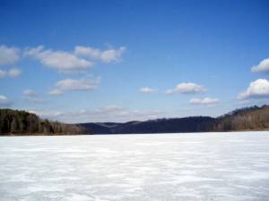 Frozen Lake Monroe