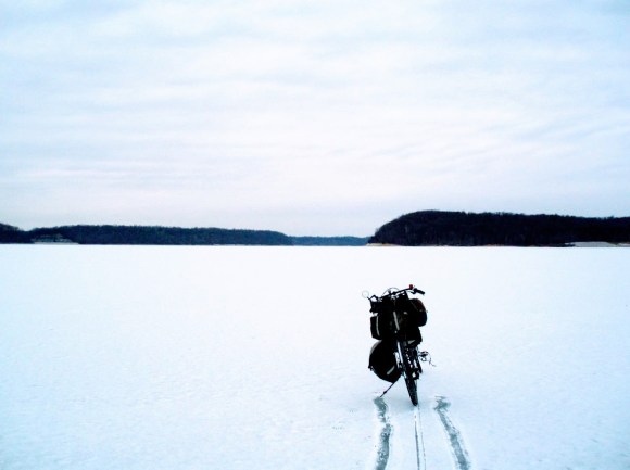 Lake Monroe ice